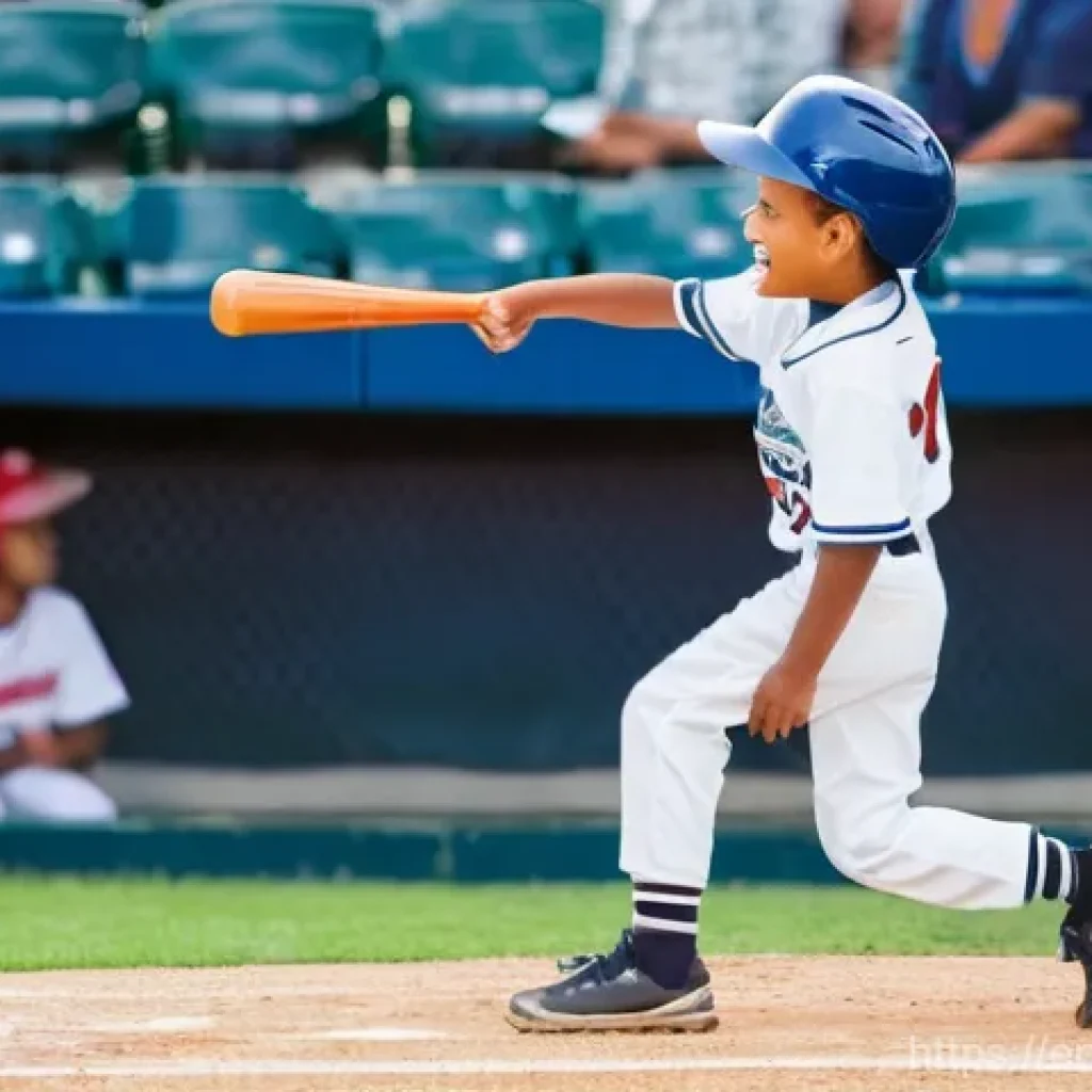 야구용품 렌탈 서비스 정보 - **Prompt 1: Young Baseball Player's First Game with Rental Gear**
A vibrant, sun-drenched baseba...